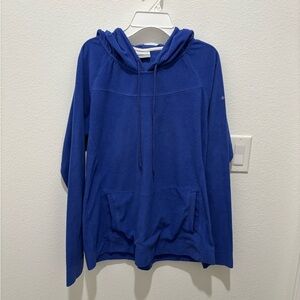 Columbia Blue Hooded Sweatshirt Size Large